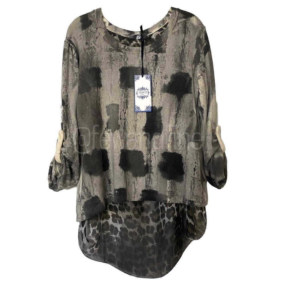 Tempo Paris Overlay Sweater  🇮🇹 MADE in ITALY